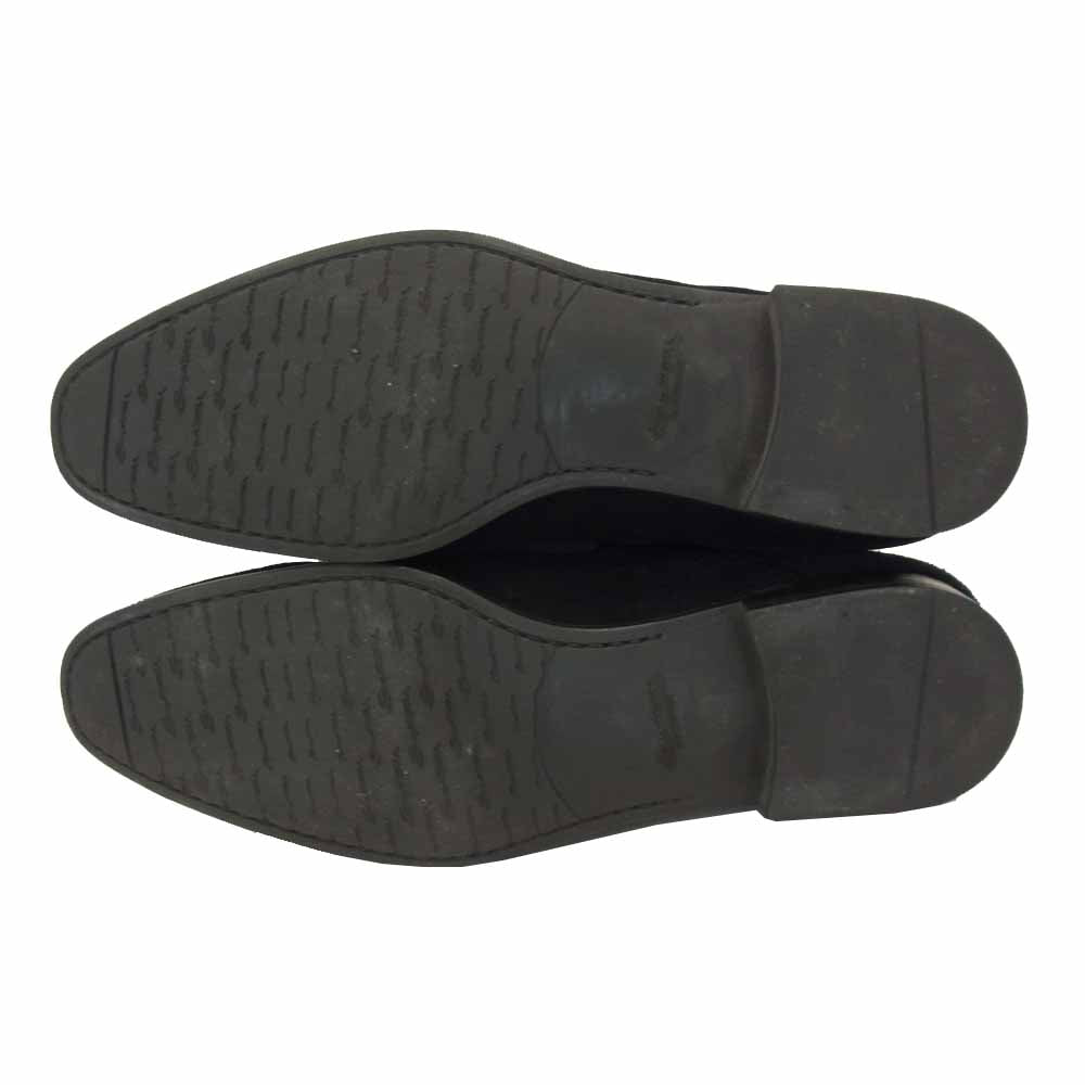 Santoni サントーニ スエード ローファー ブラック系 5 1/2【中古】