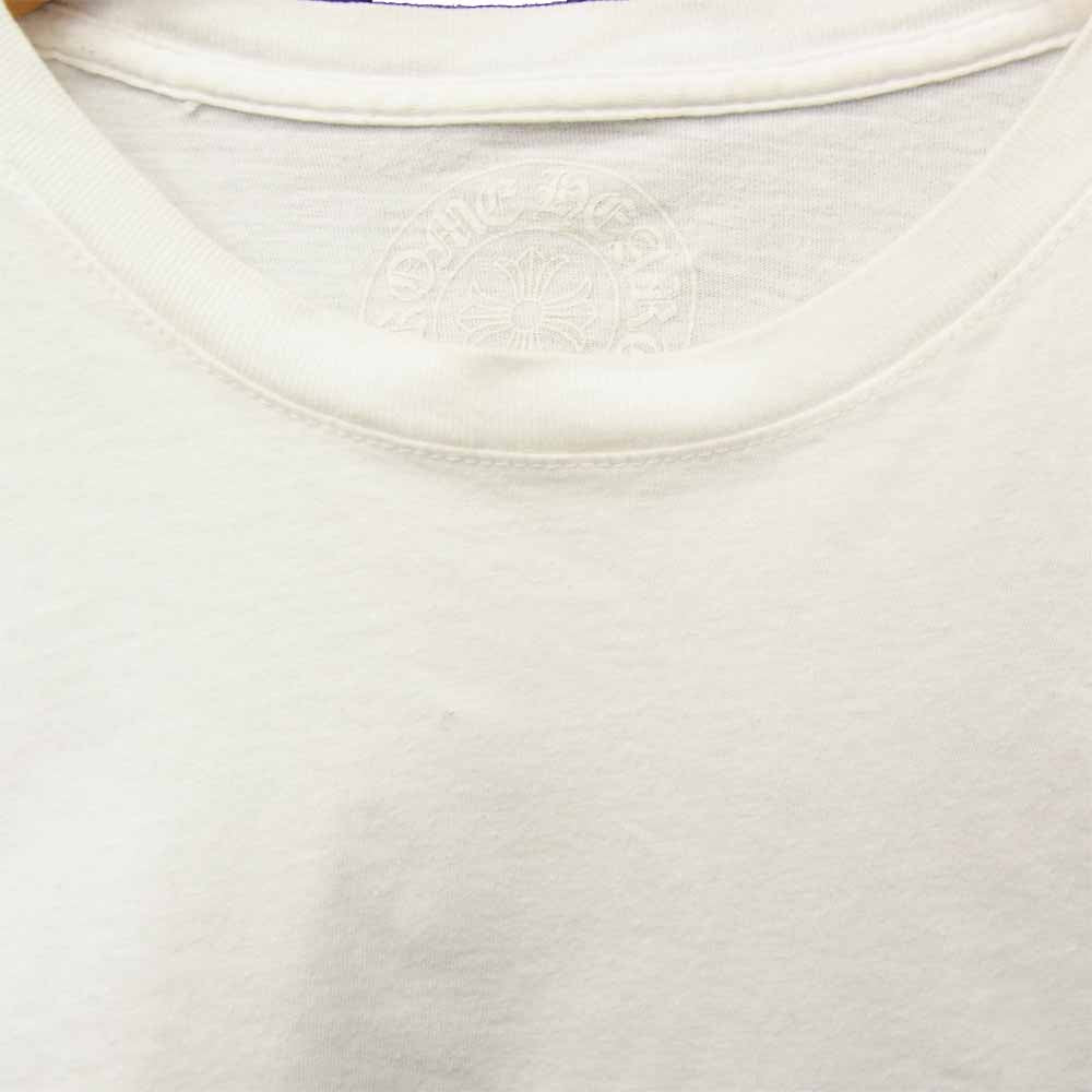 CHROME HEARTS クロムハーツ（原本無） クラシック オーバル スター プリント ポケット Tee ホワイト系 M【中古】
