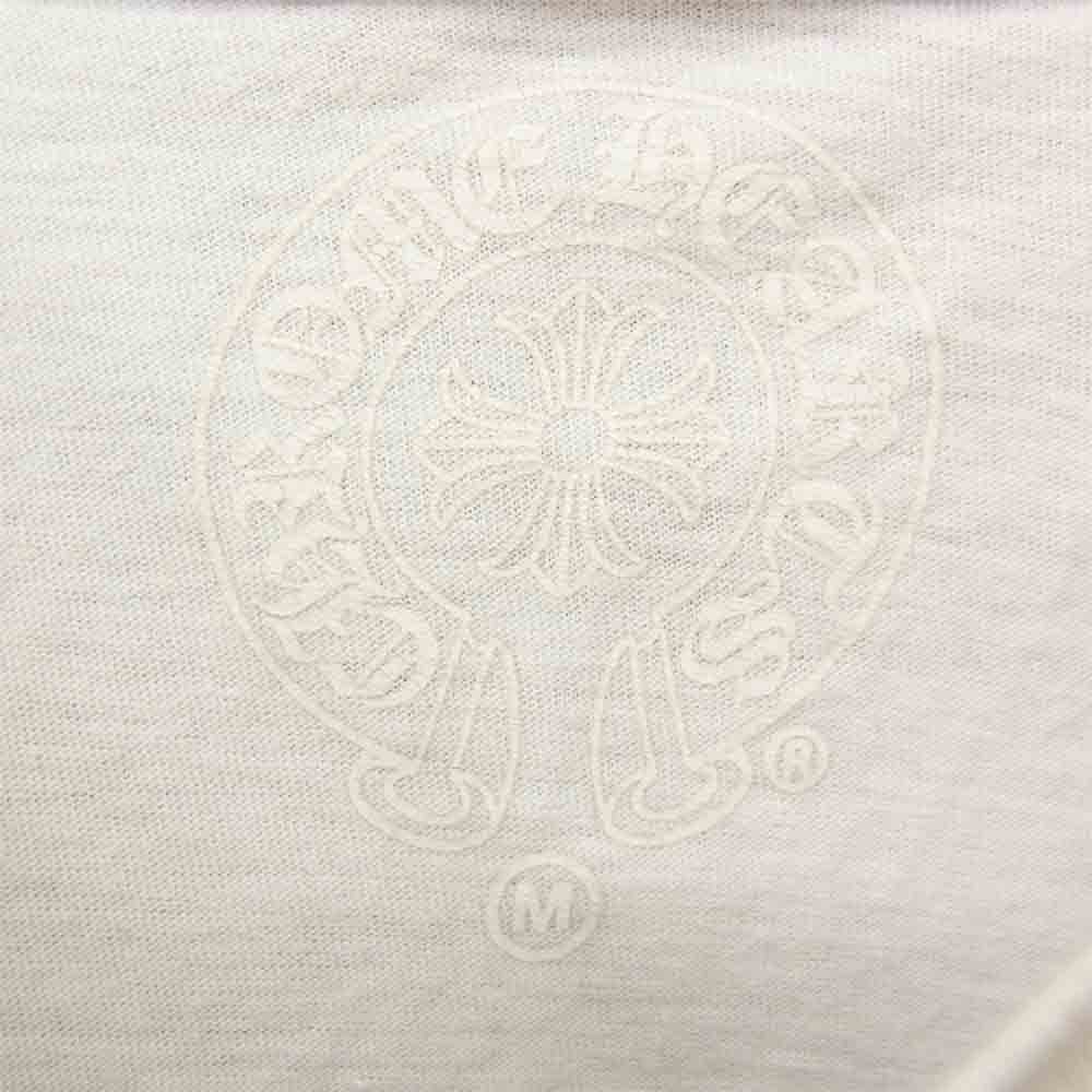 CHROME HEARTS クロムハーツ（原本無） クラシック オーバル スター プリント ポケット Tee ホワイト系 M【中古】