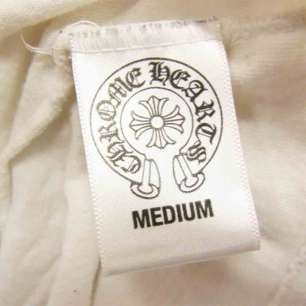CHROME HEARTS クロムハーツ（原本無） クラシック オーバル スター プリント ポケット Tee ホワイト系 M【中古】