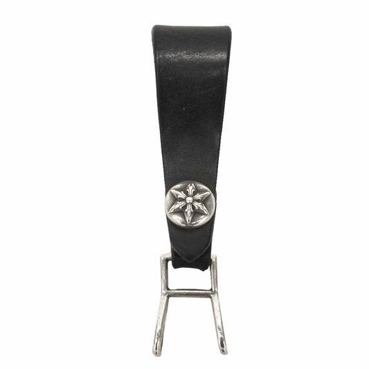 CHROME HEARTS クロムハーツ（原本無）  6ポイント スター BELT LOOP ベルトループ ブラック系【中古】