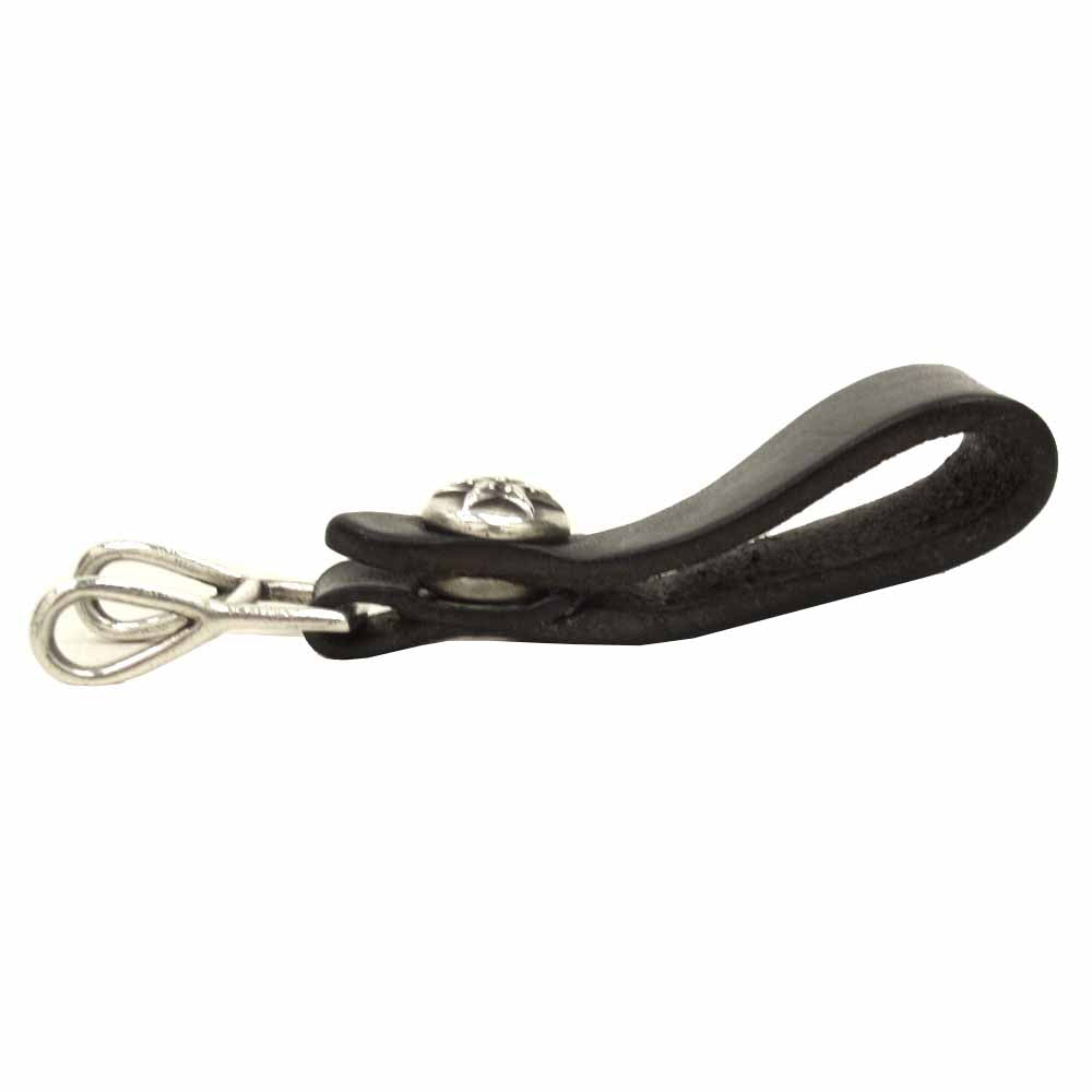 CHROME HEARTS クロムハーツ（原本無）  6ポイント スター BELT LOOP ベルトループ ブラック系【中古】