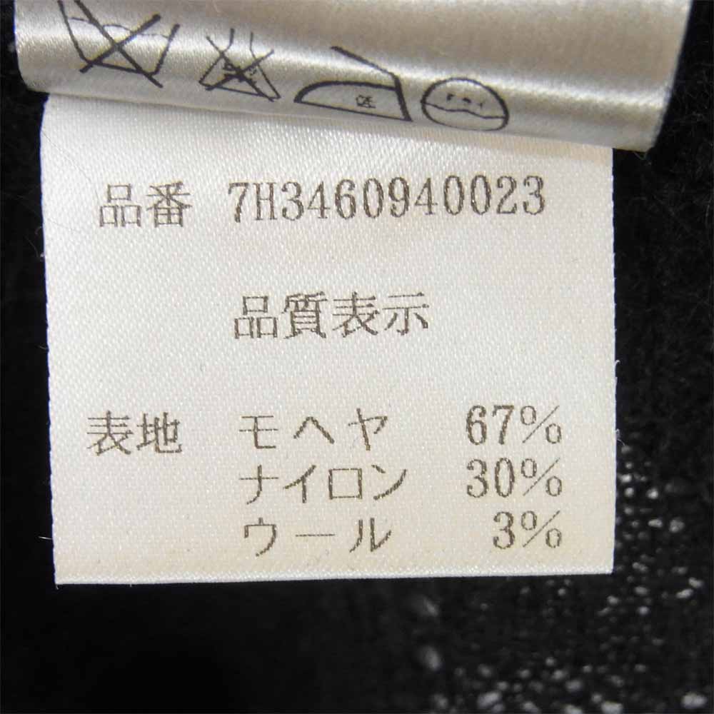 DIOR HOMME ディオールオム 07AW 7H3460940023 エディ期 国内正規品 モヘア ウール クルーネック ニット ダークネイビー系 L【中古】