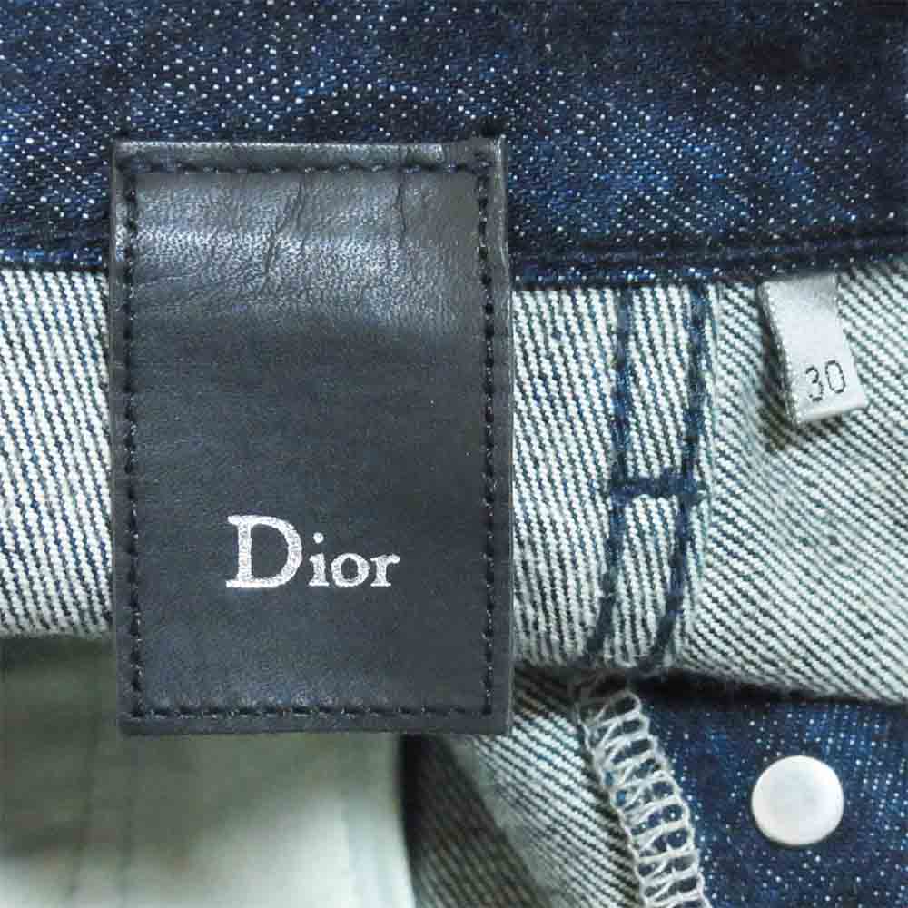 DIOR HOMME ディオールオム 11SS 153D004TY000  クリスヴァンアッシュ期 コーティング加工 デニムパンツ インディゴブルー系 30【中古】