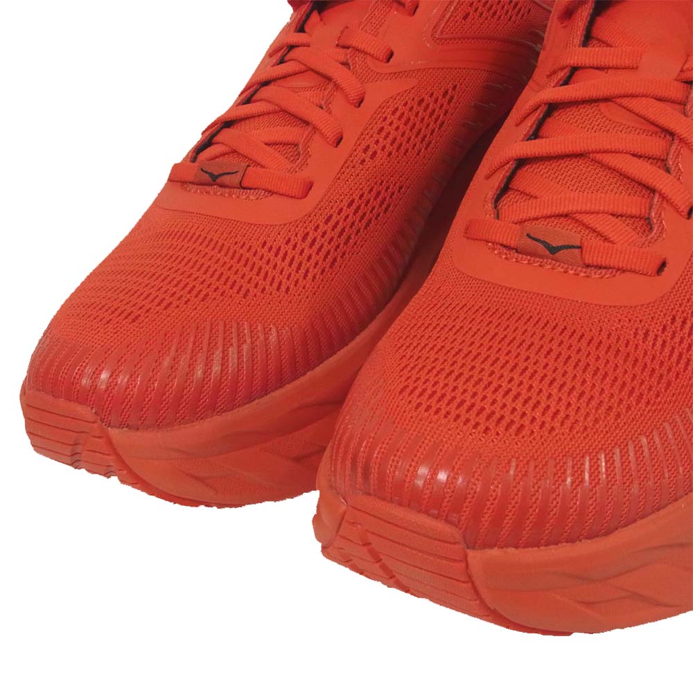 HOKA ONE ONE ホカ オネオネ 1110518-HRRB BONDI 7 ボンダイ 7 スニーカー  レッド系 28cm【新古品】【未使用】【中古】