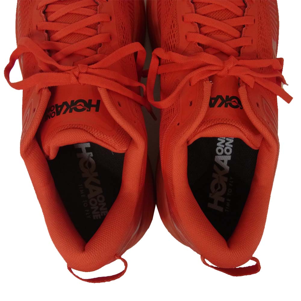 HOKA ONE ONE ホカ オネオネ 1110518-HRRB BONDI 7 ボンダイ 7 スニーカー  レッド系 28cm【新古品】【未使用】【中古】