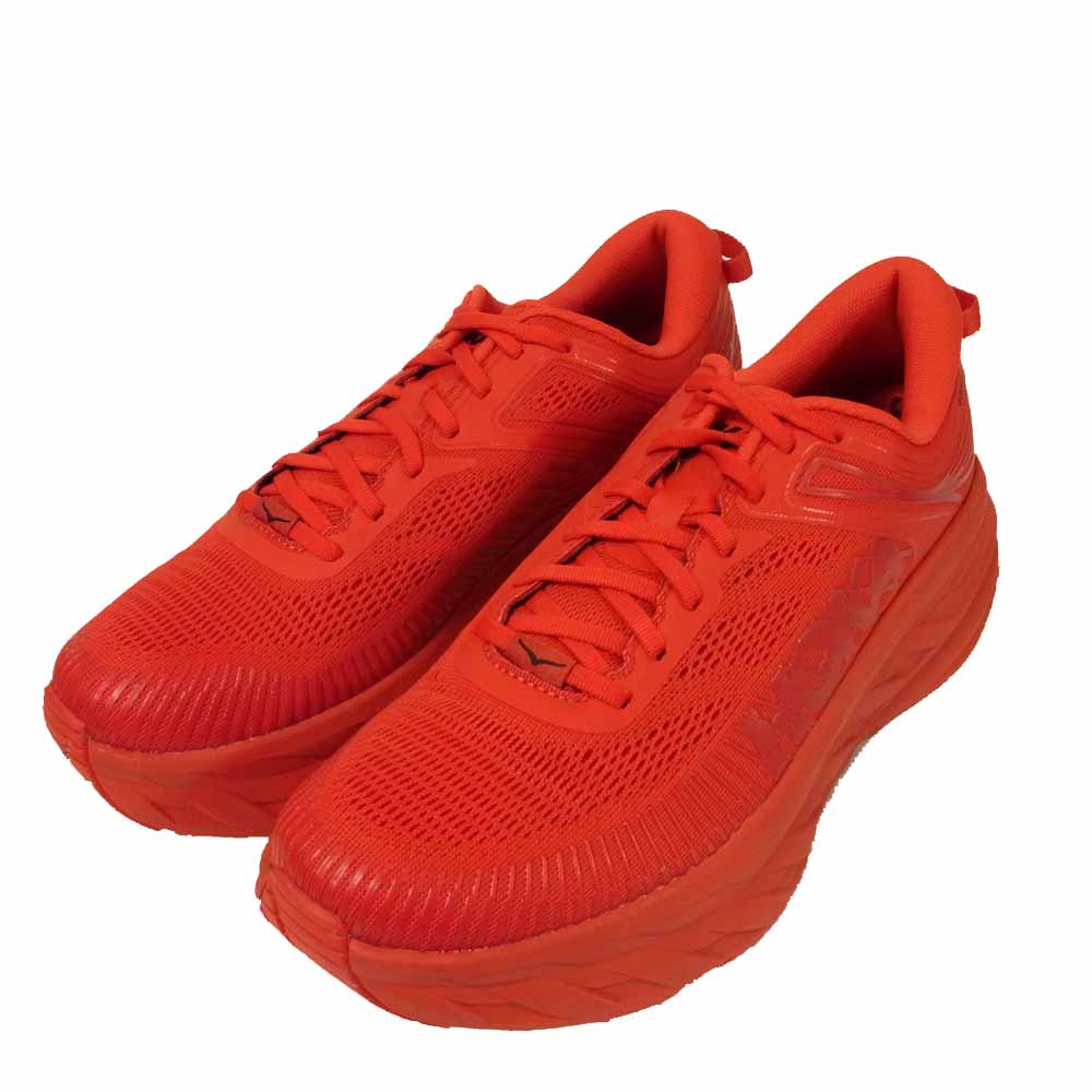 HOKA ONE ONE ホカ オネオネ 1110518-HRRB BONDI 7 ボンダイ 7 スニーカー レッド系 27.5cm【新古品】【未使用】【中古】