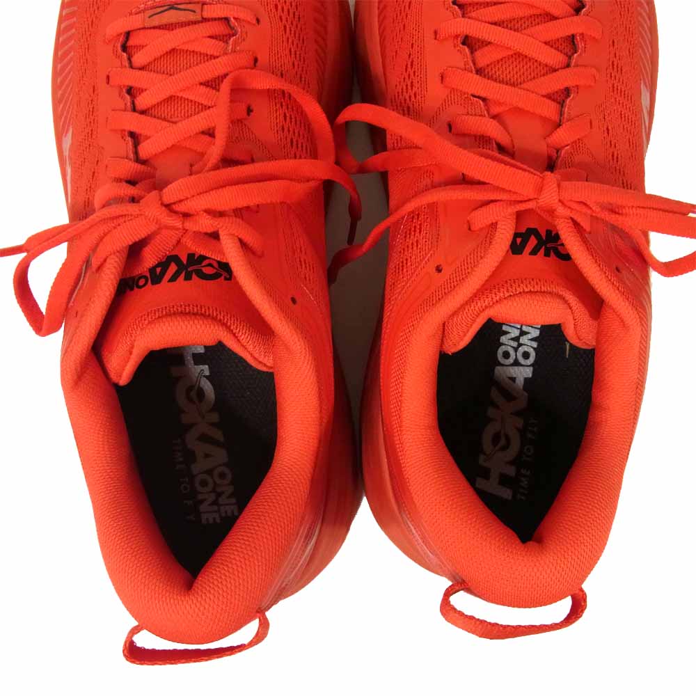 HOKA ONE ONE ホカ オネオネ 1110518-HRRB BONDI 7 ボンダイ 7 スニーカー レッド系 27.5cm【新古品】【未使用】【中古】