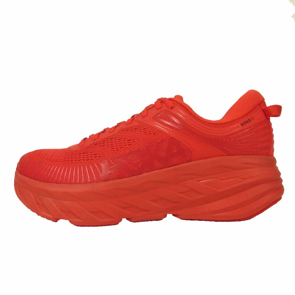 HOKA ONE ONE ホカ オネオネ 1110518-HRRB BONDI 7 ボンダイ 7 スニーカー レッド系 27cm【新古品】【未使用】【中古】