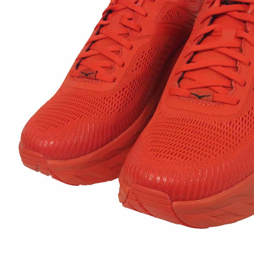 HOKA ONE ONE ホカ オネオネ 1110518-HRRB BONDI 7 ボンダイ 7 スニーカー レッド系 27cm【新古品】【未使用】【中古】