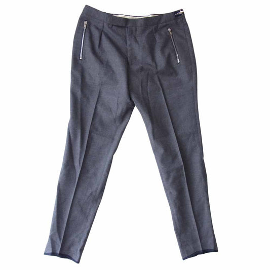 Paul Smith ポール・スミス ジップ 装飾 スラックス グレー系 XL【中古】