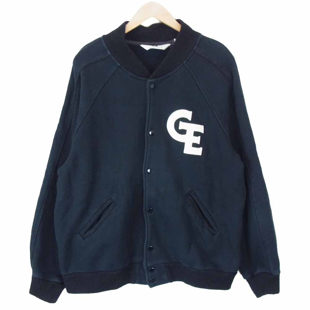 GOODENOUGH グッドイナフ 初期 ロゴ ワッペン スタジャン ジャケット ブラック系 L【中古】