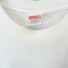 Supreme シュプリーム 1999 グッドイナフ GOODENOUGH コラボ ロゴ 胸ポケット クルーネック Tシャツ ホワイト系 L【中古】