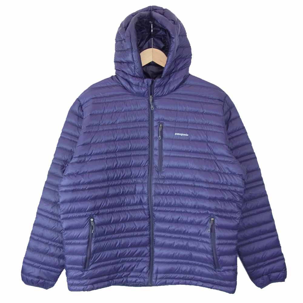 patagonia パタゴニア 84766FA14 Ultralight Down Hoody ウルトラ ライト ダウン フーディー ジャケット パープル系 L【中古】