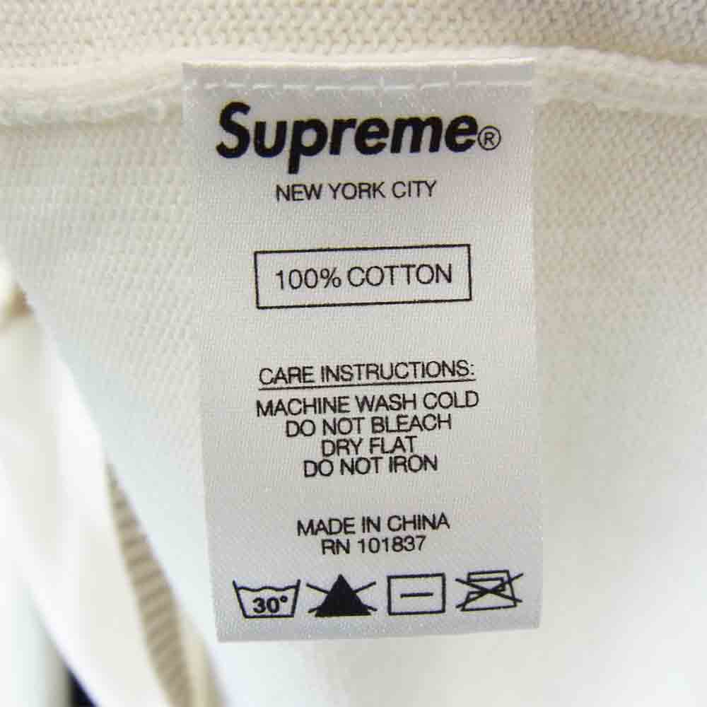 Supreme シュプリーム 20SS Chest Stripe Sweater チェスト ストライプ オフホワイト系 L【中古】