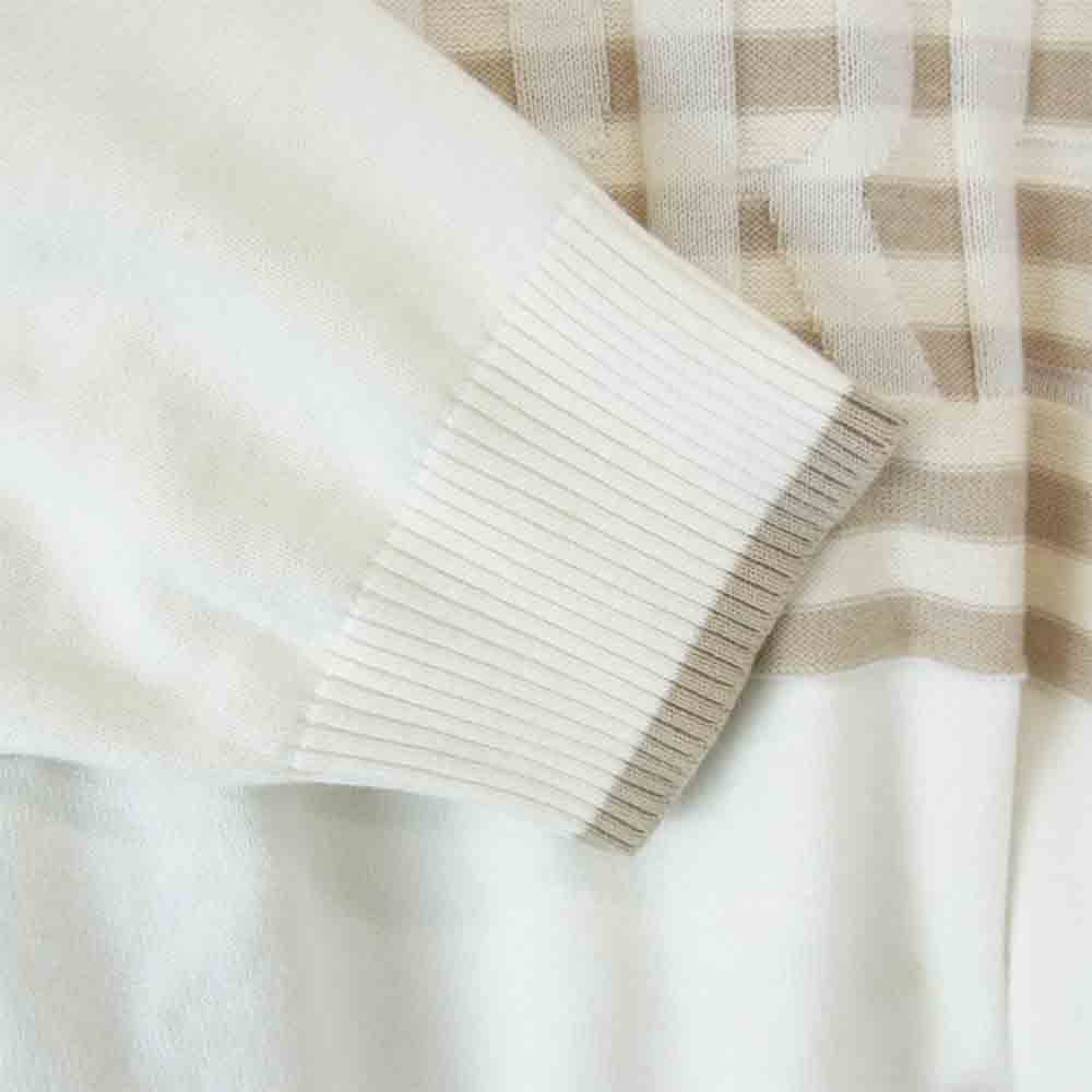 Supreme シュプリーム 20SS Chest Stripe Sweater チェスト ストライプ オフホワイト系 L【中古】