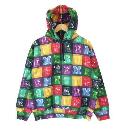 Supreme シュプリーム 20AW Blocks Hooded Sweatshirt プルオーバー パーカー マルチカラー系 S【美品】【中古】