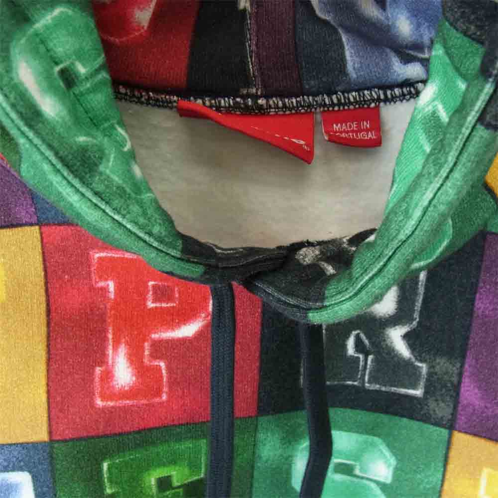 Supreme シュプリーム 20AW Blocks Hooded Sweatshirt プルオーバー パーカー マルチカラー系 S【美品】【中古】