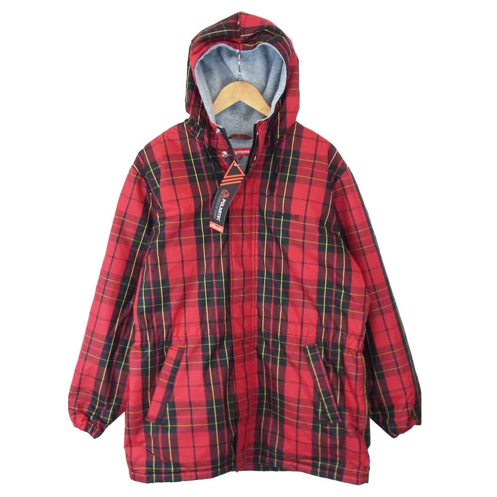 Supreme シュプリーム 21SS Polartec Lined Sideline Parka ポラーテック ラインド サイドライン パーカー レッド系 M【新古品】【未使用】【中古】