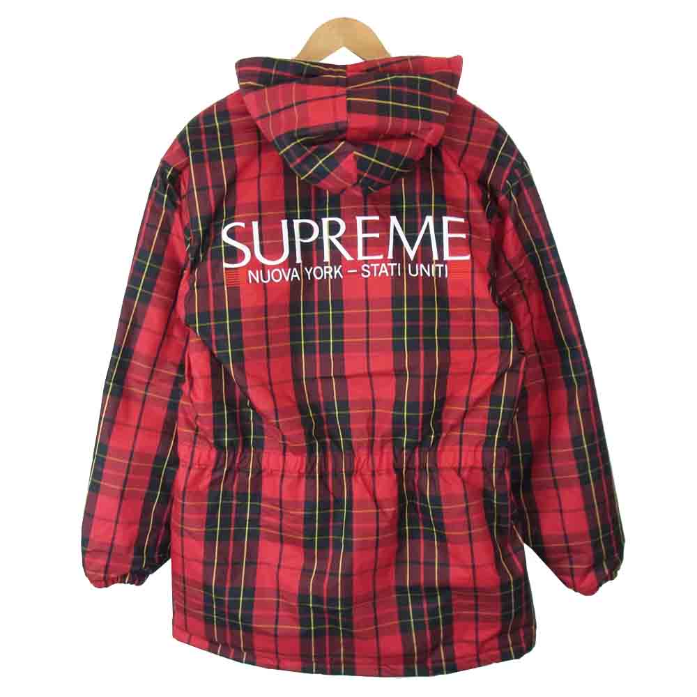 Supreme シュプリーム 21SS Polartec Lined Sideline Parka ポラーテック ラインド サイドライン パーカー レッド系 M【新古品】【未使用】【中古】