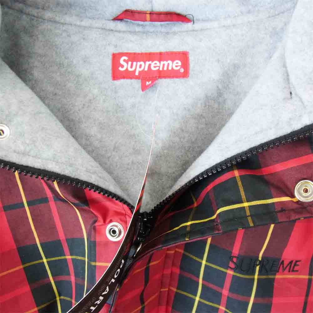 Supreme シュプリーム 21SS Polartec Lined Sideline Parka ポラーテック ラインド サイドライン パーカー レッド系 M【新古品】【未使用】【中古】