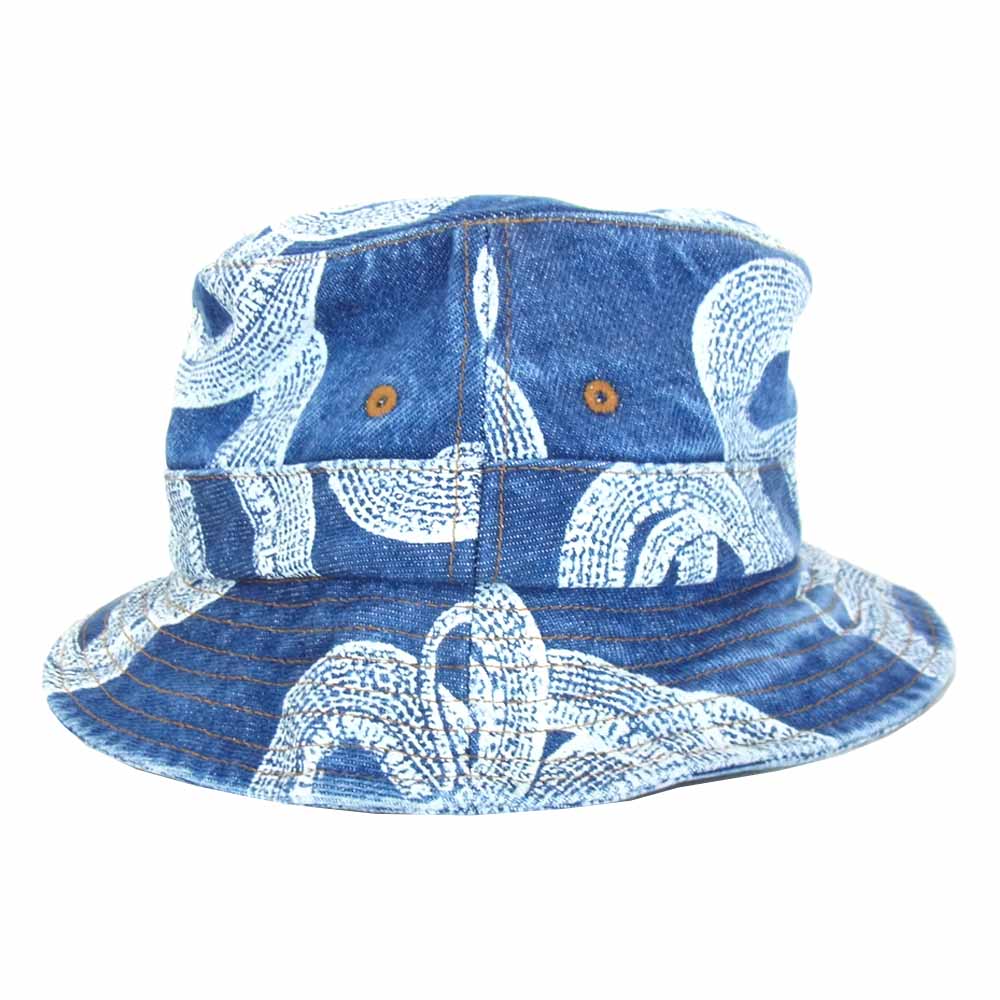 Supreme シュプリーム 21SS HYSTERIC GLAMOUR ヒステリックグラマー Snake Denim Crusher スネーク デニム インディゴブルー系 M/L【極上美品】【中古】