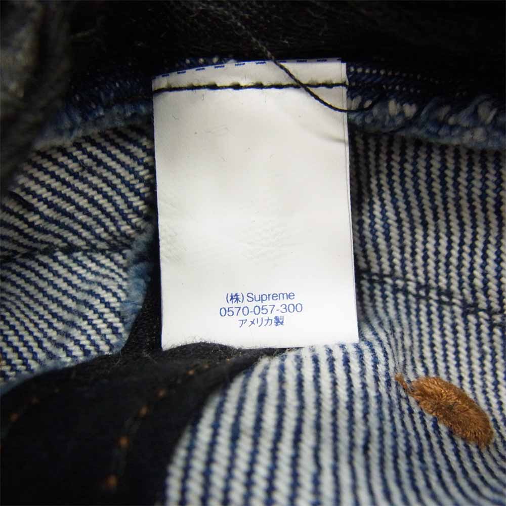Supreme シュプリーム 21SS HYSTERIC GLAMOUR ヒステリックグラマー Snake Denim Crusher スネーク デニム インディゴブルー系 M/L【極上美品】【中古】