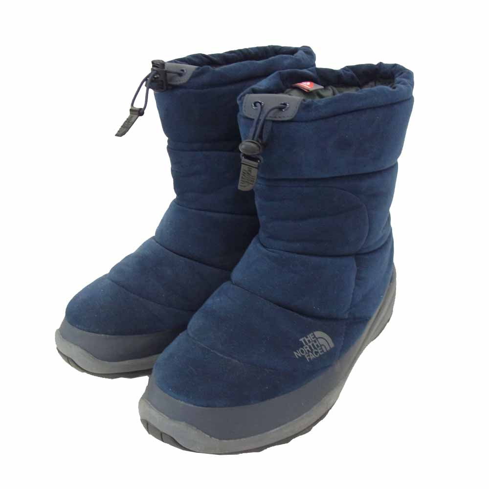 THE NORTH FACE ノースフェイス NF51681S Nuptse Bootie ウルトラスエード ヌプシブーツ スノーブーツ ネイビー系 28cm【中古】
