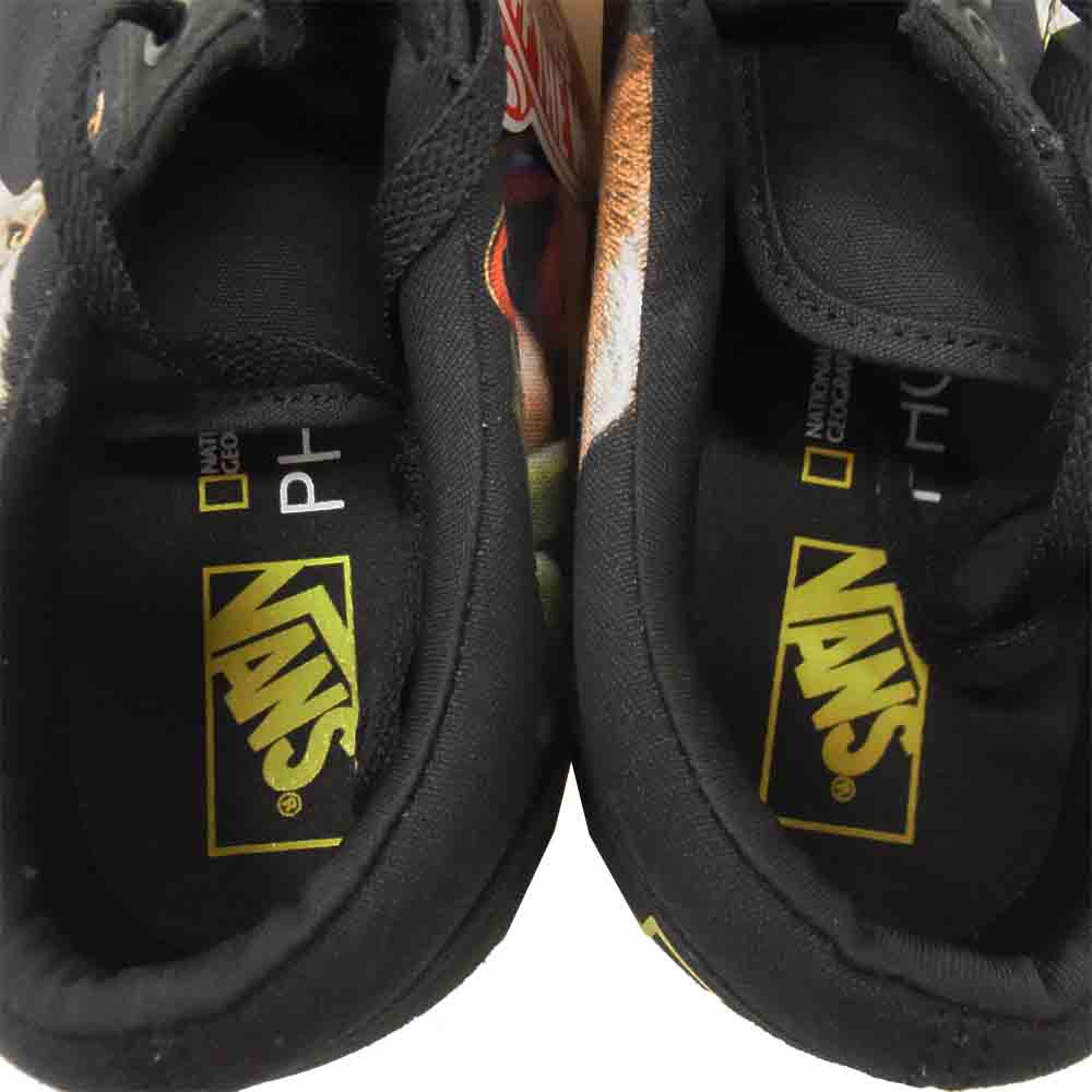 VANS バンズ ×NATIONAL GEOGRAPHIC OLD SKOOL オールドスクール ブラック系 イエロー系 28.5cm【新古品】【未使用】【中古】