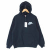 Supreme シュプリーム 21SS × ナイキ Nike Half Zip Hooded Sweatshirt ハーフ ジップ フーデッド スウェットシャツ ブラック系 M【新古品】【未使用】【中古】