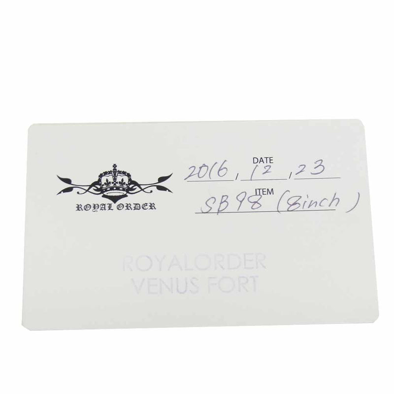 ROYAL ORDER ロイヤルオーダー SB98 FLEUR CHAIN フレア チェーン ブレスレット シルバー系【中古】