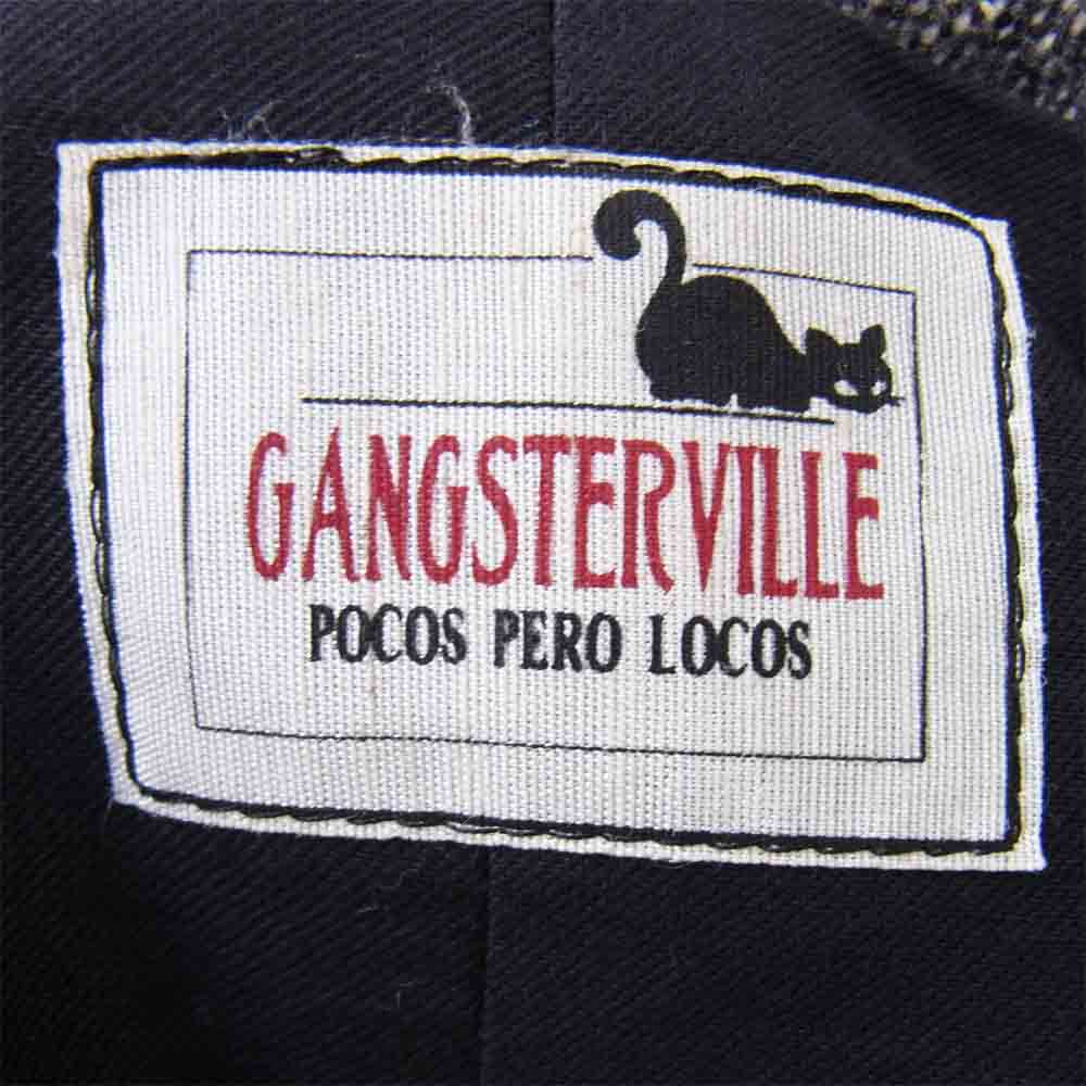 GANGSTERVILLE ギャングスタービル GSV-13-AW-11 ロープ刺繍 ベスト グレー×黒 XL【中古】