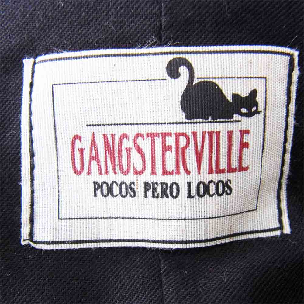 GANGSTERVILLE ギャングスタービル GSV-16-AW-16 ロープ刺繍 ベスト ブラック系 XL【中古】