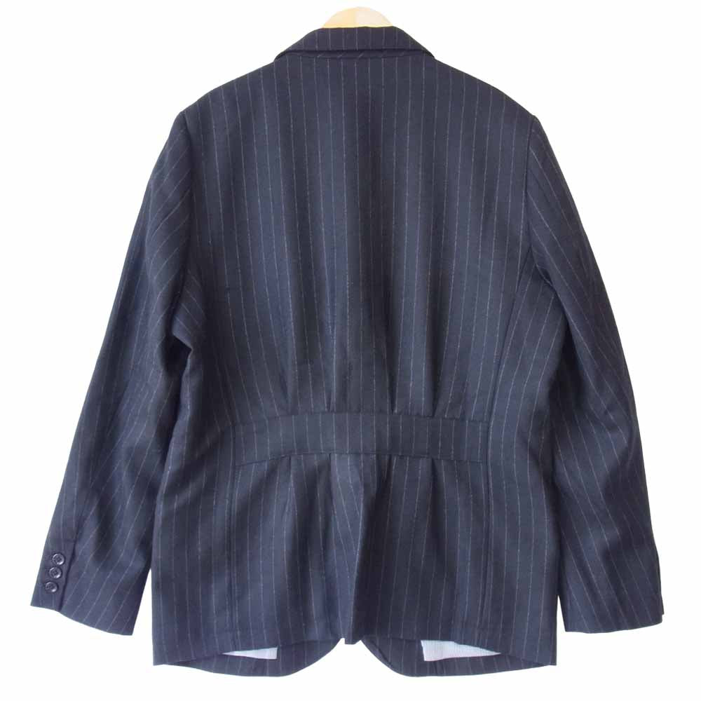 GANGSTERVILLE ギャングスタービル ストライプ スーツ セットアップ ブラック系 XL【中古】
