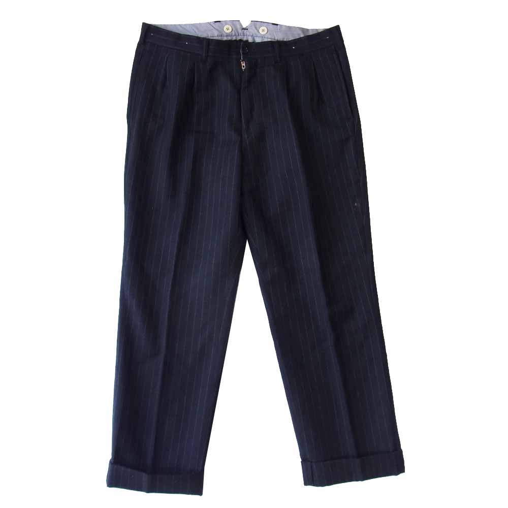 GANGSTERVILLE ギャングスタービル ストライプ スーツ セットアップ ブラック系 XL【中古】