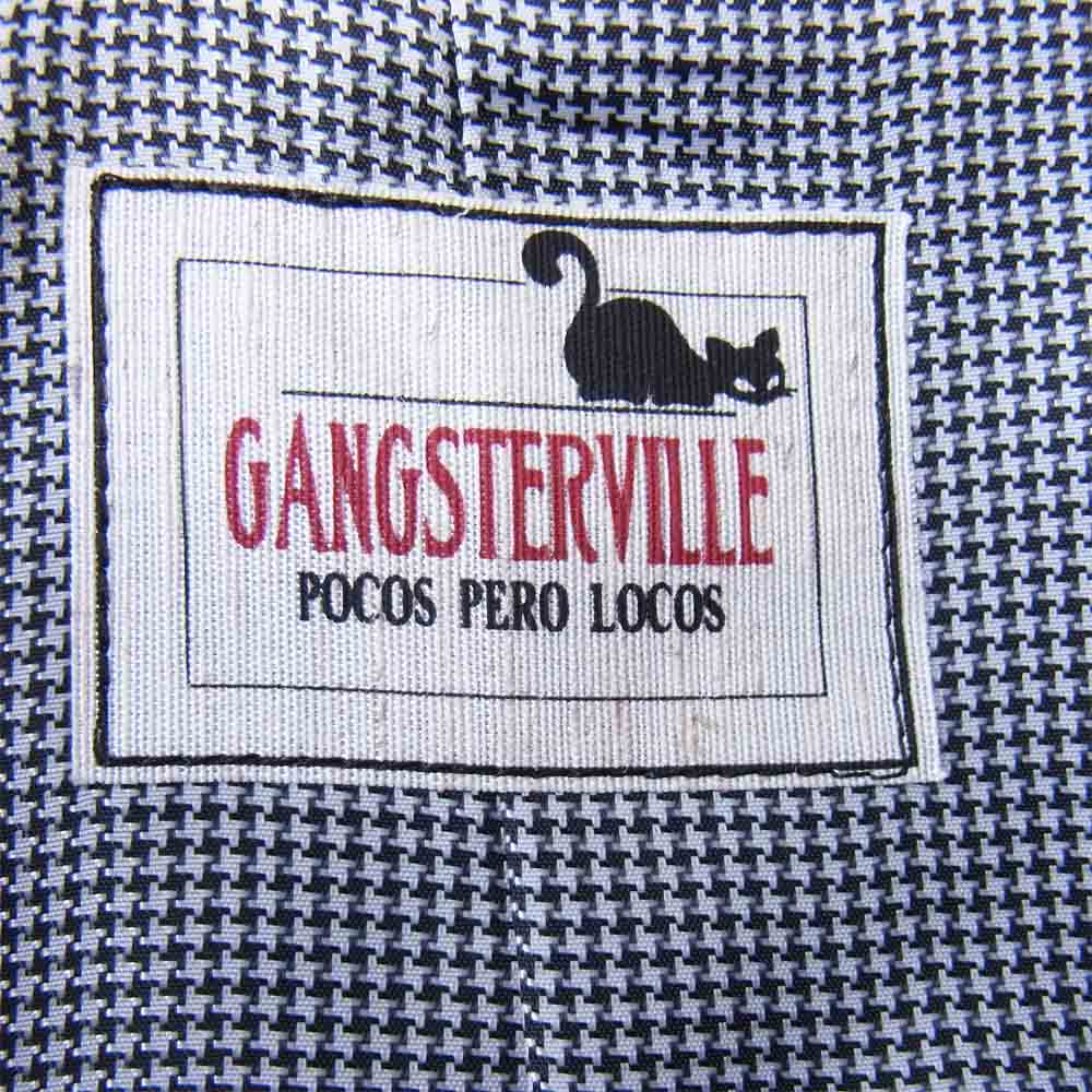 GANGSTERVILLE ギャングスタービル ストライプ スーツ セットアップ ブラック系 XL【中古】