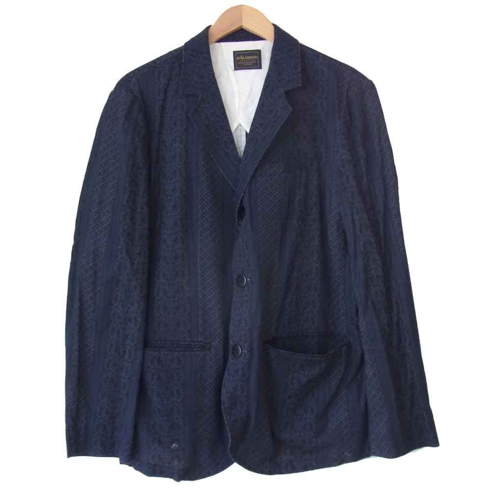 BY GLADHAND バイグラッドハンド スリーピース スーツ セットアップ ネイビー系 XL【中古】
