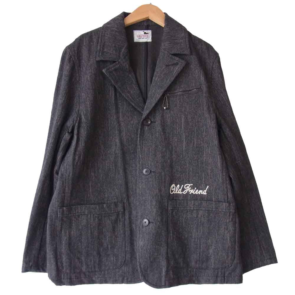 GANGSTERVILLE ギャングスタービル スリーピース スーツ セットアップ ブラック系 XL【中古】