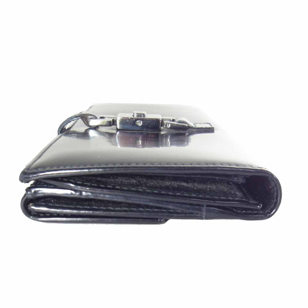 GUCCI グッチ 035 2184 2134 ジャッキーライン GG柄 Wホック 長財布 ブラック系【中古】
