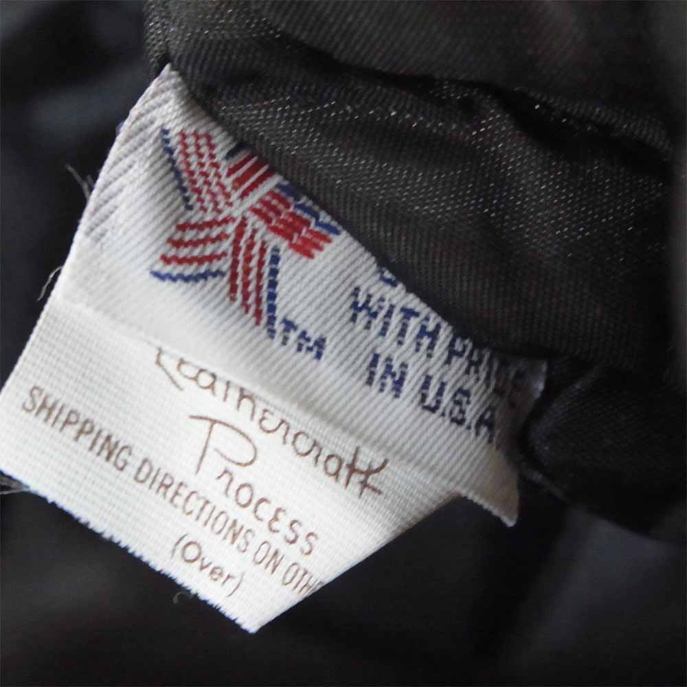 schott ショット ダブル ライダース レザー ジャケット USA製 ダブルライダース ブラック系 10【中古】