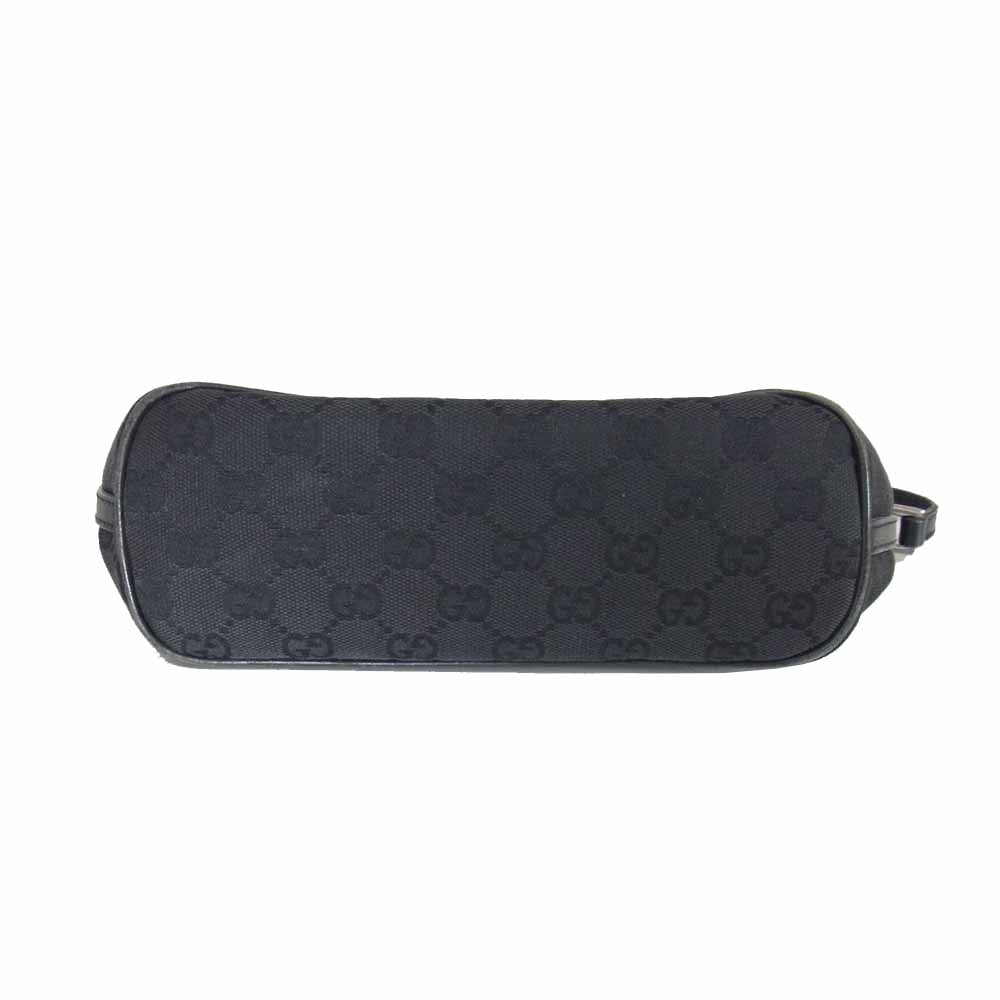 GUCCI グッチ 7198 GGキャンバス アクセサリー ポーチ ブラック系【中古】