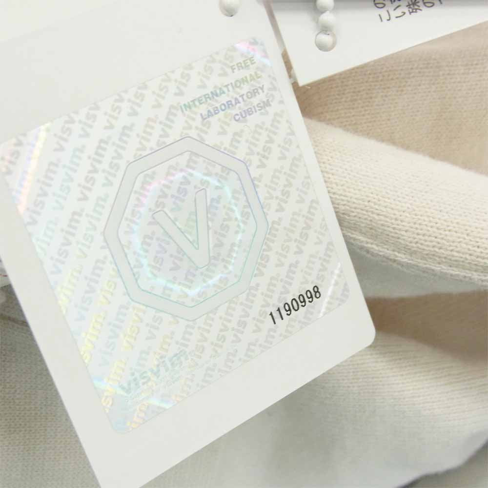 VISVIM ビズビム 121105010017 AMPLUS HOODIE P.O. CRASH アンプラス フーディー プルオーバー オフホワイト系 1【新古品】【未使用】【中古】