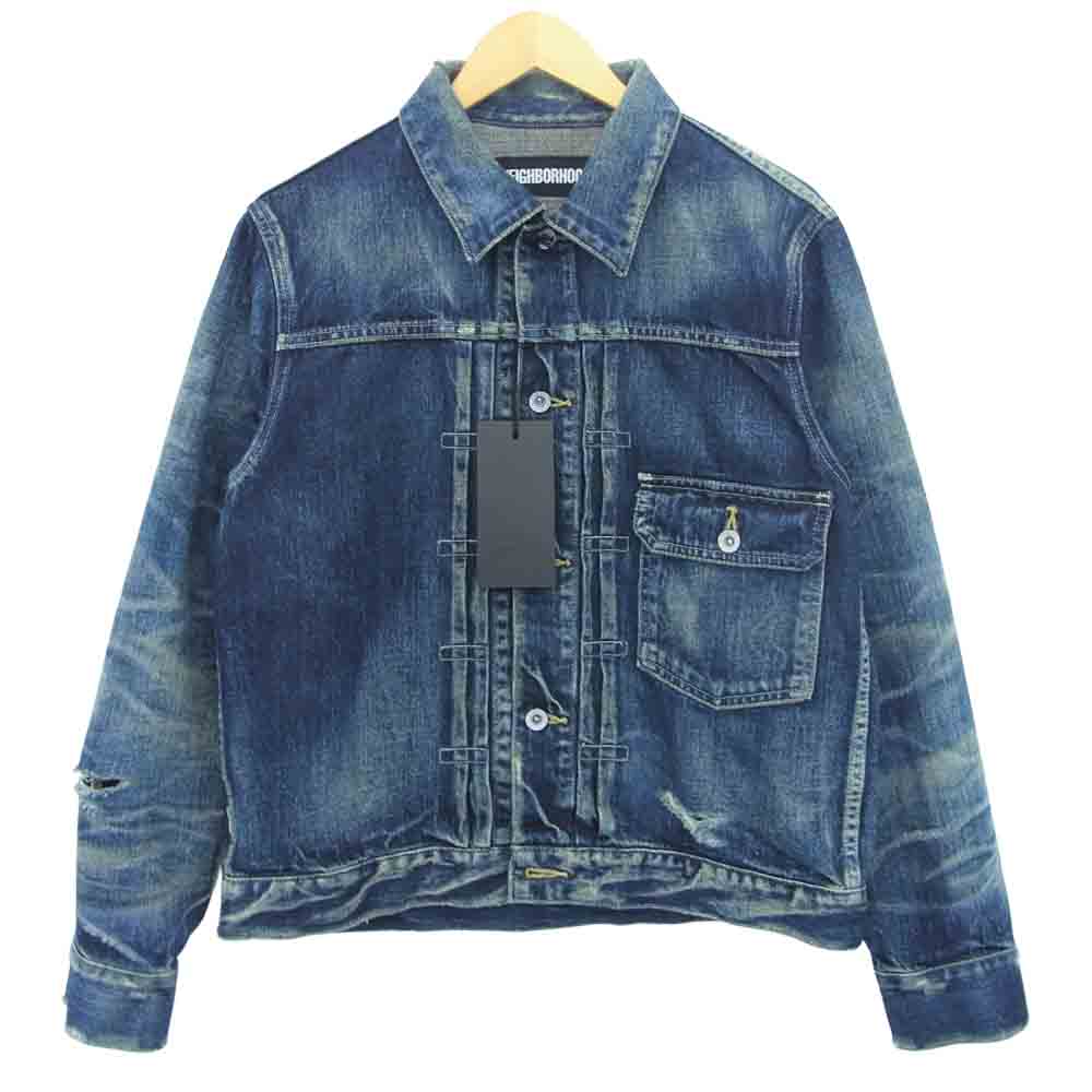 NEIGHBORHOOD ネイバーフッド 211XBNH-JKM02 SAVAGE . STOCKMAN TYPE-A C-JKT デニム ジャケット インディゴブルー系 S【新古品】【未使用】【中古】