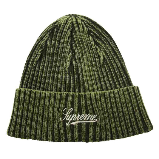 Supreme シュプリーム 21SS Bleached Rib Beanie ブリーチ リブ ビーニー ニット帽 グリーン系【新古品】【未使用】【中古】