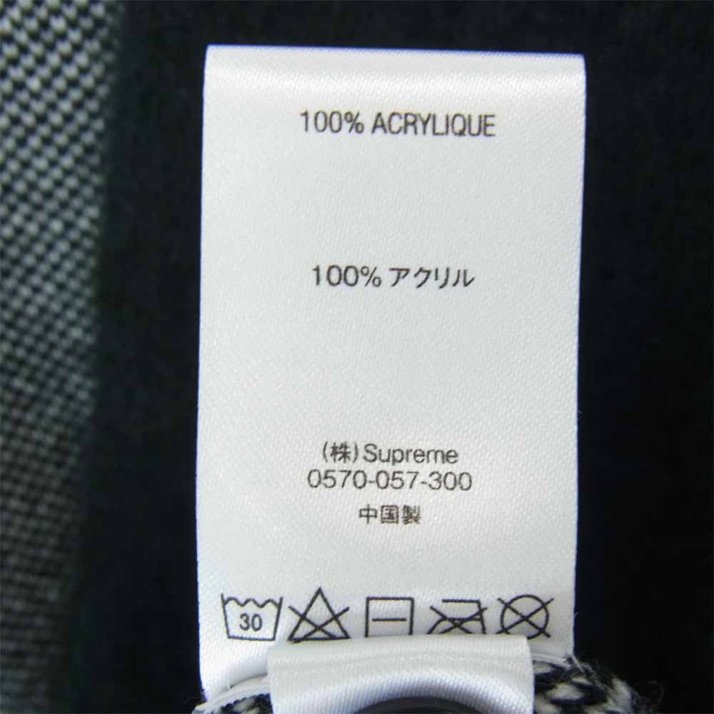 Supreme シュプリーム 21SS Brushed Checkerboard Cardigan ブラック系 M【新古品】【未使用】【中古】