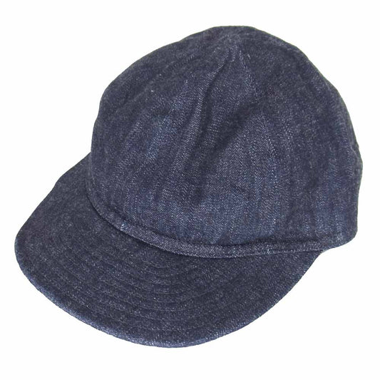AT LAST アットラスト MECHANIC CAP メカニック キャップ ネイビー系 7 1/4【美品】【中古】