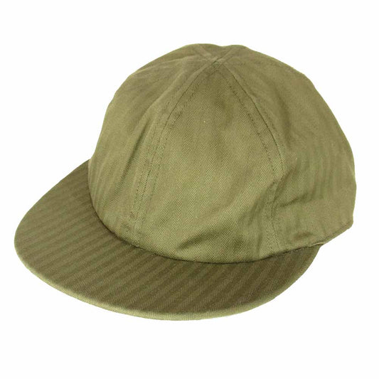 AT LAST アットラスト MECHANIC CAP メカニック キャップ カーキ系 7 1/2【美品】【中古】