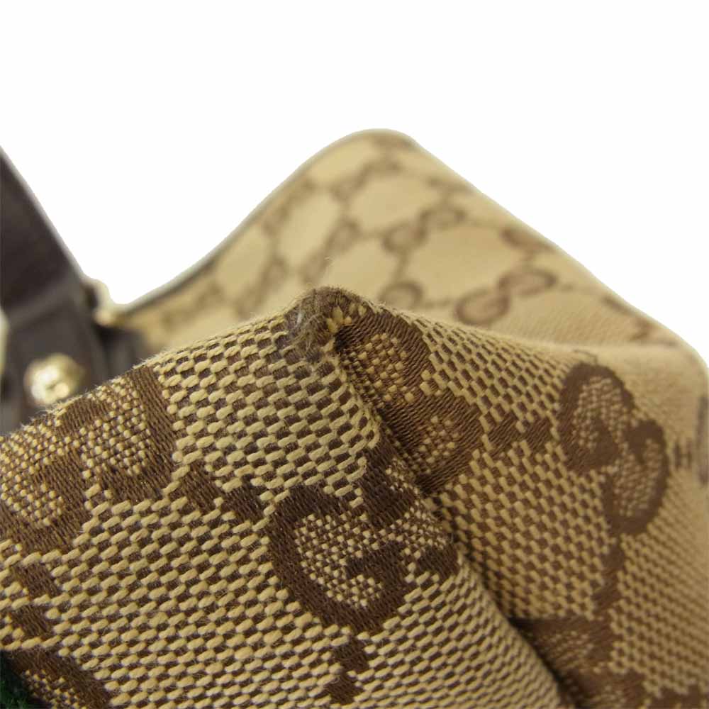 GUCCI グッチ 139261 GG柄 ミニ トート ハンド バック  ライトブラウン系【中古】