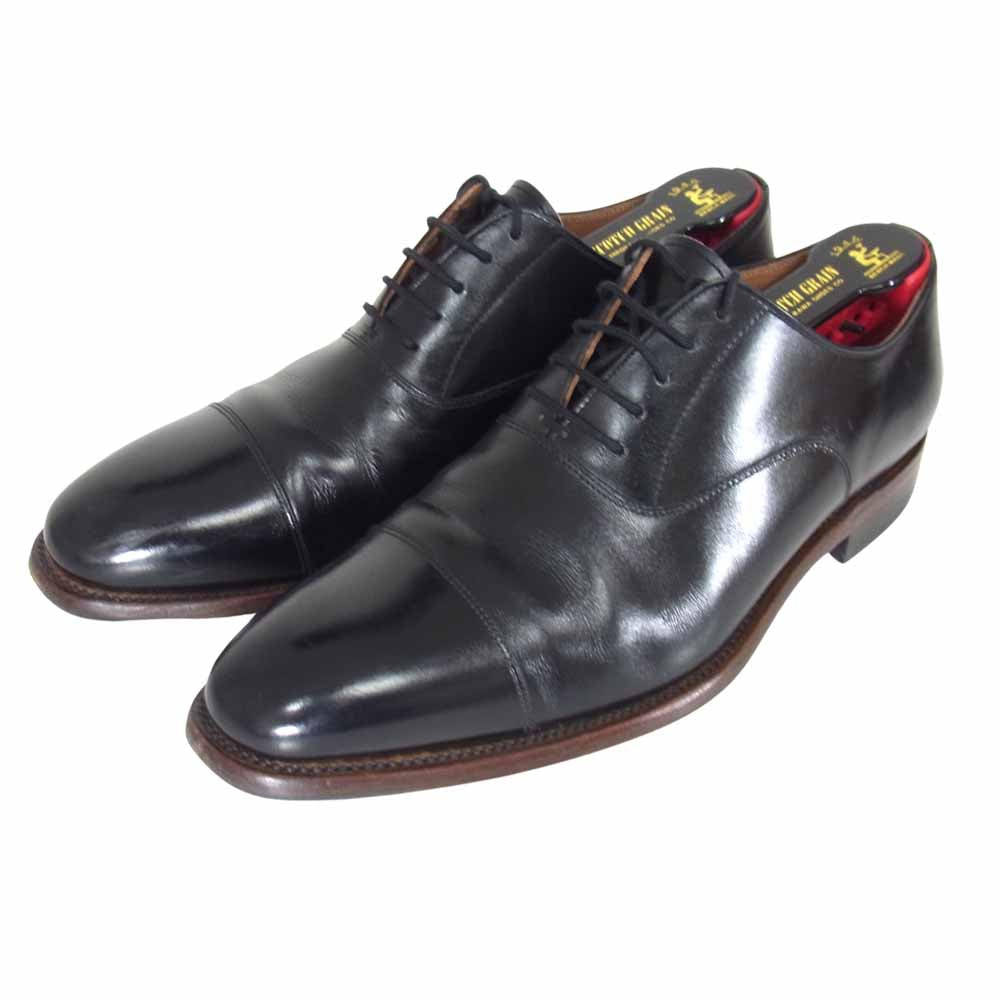 SCOTCH GRAIN スコッチグレイン HA-9046 匠 ストレート チューブ ビジネスシューズ  ブラック系 25cm【中古】
