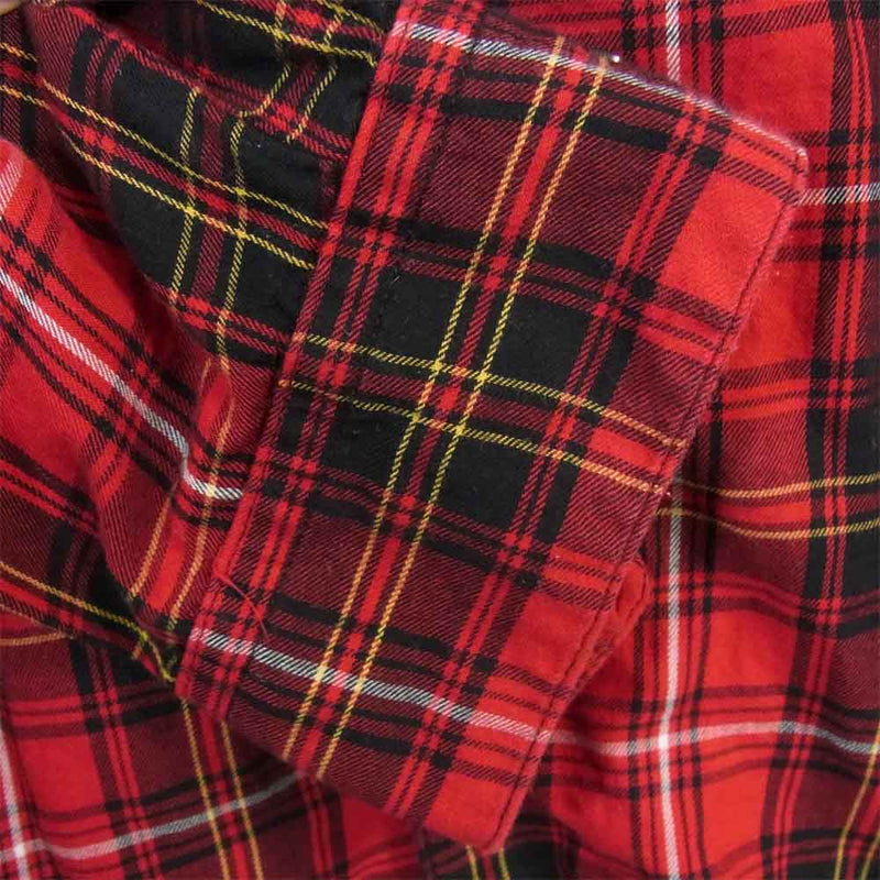 エーアイイー Paintershirt Tartan Check ペインターシャツ タータン チェック レッド系 S【中古】